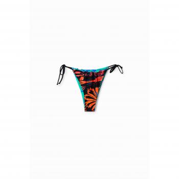 Bikini Doble Cara Desigual Rush I - Negro y Azul para Mujer