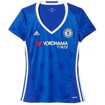 1ª Equipación Chelsea FC 2015/16 - Camiseta oficial adidas para mujer, talla 2XS