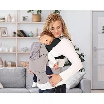 Kiokids Mochila Portabebés Ergonómica Multiposiciones Ajustable De Porteo En Algodón Transpirable