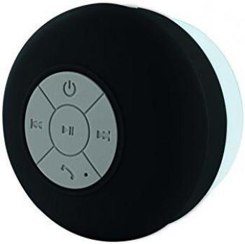 Be HT1179 Mix-Minialtavoz con Bluetooth Impermeable, Color Negro