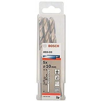 Bosch 2 608 585 898 - Pack de 5 brocas metálicas HSS-Co, DIN 338