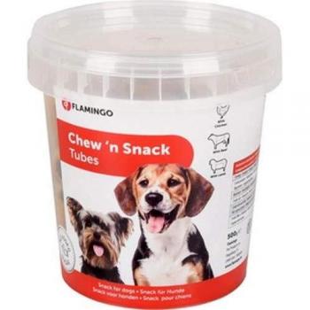 Tubos de Snack Flamingo Chew 'n Pollo, Ternera y Cordero - 500 gr para Perros