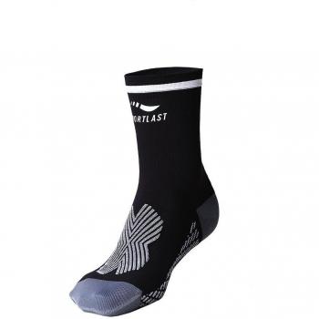 Sportlast Pro Calcetines de Tenis, Negro / Blanco, XL