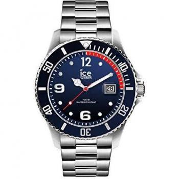 Ice-Watch - ICE steel Marine silver - Reloj blu para Hombre con Correa de metal - 015775