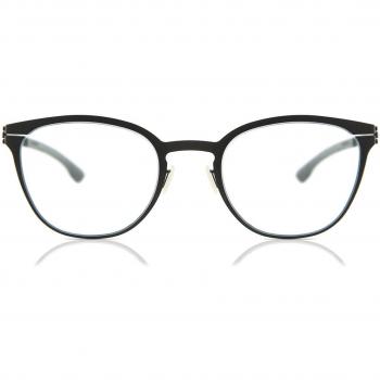 Ic! Berlin Leona Armazones Recetados para Hombre Negros 49 Lentes