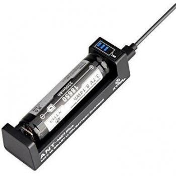 Xtar Charger ANT MC1plus 18650 DISPLAY mit USB Ladekabel - 1er Pack [10 PE in VE|168 PE in VKE] marca XTAR