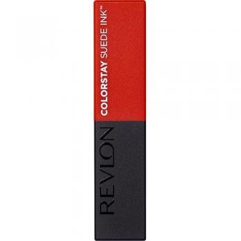 Revlon ColorStay Suede Ink Lipstick 014 Spitfire - Long-lasting Matte Liquid Lip Color