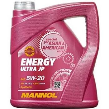 Aceite de motor sintético Mannol Energy Ultra JP 5W-20, capacidad 4L