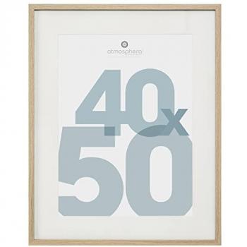 Marco de fotos de madera 40x50cm Atmosphera Nat Manu