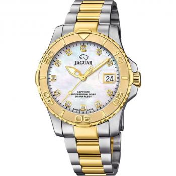 Reloj Suizo De Hombre Jaguar Couple Diver Blanco J970/4