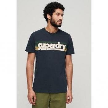Camiseta Superdry Terrain Striped Logo para Hombre