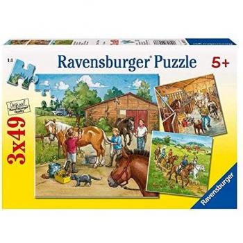Ravensburger My Riding School Puzzle Set - 3 x 49 Pieces