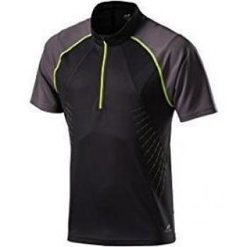Pro Touch Raino camiseta zip-camiseta de running UX, color  - schwarz/graphit, tamaño S