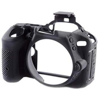 Easycover ECND5500B - Funda de Silicona para Nikon D5500, Color Negro