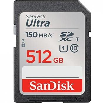 SanDisk Ultra 512GB SDXC UHS-I Class 10 Memory Card