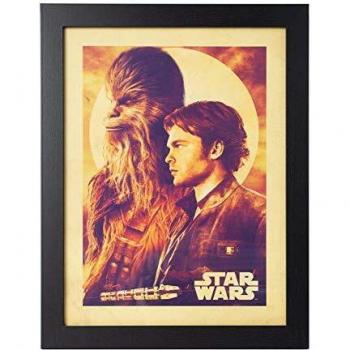 Grupo Erik PE30X40CM0005 Marco Decorativo Solo Han & Chewbacca, Multicolor, 35 x 45 cm
