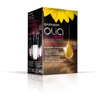 Garnier Olia 6.3 Rubio Oscuro Dorado Tinte Sin Amoníaco Coloración Permanente