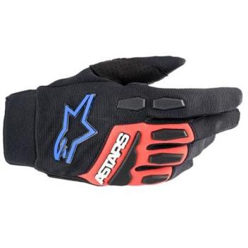 Alpinestars Full Bore XT Motocross Gloves - Black Red Blue XL