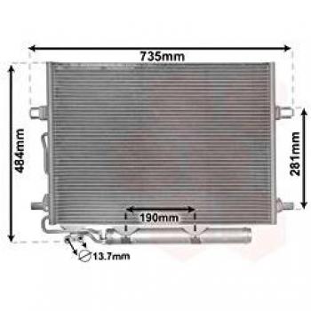 Van Wezel 30005307 condensador del sistema de climatización