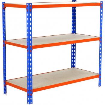 Estantería metálica SIMONRACK Maderclick Superplus 3 Baldas 110x100x30 cm