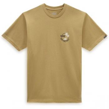 Camiseta Vans Classic Mini Dual Palm para Hombre en Color Beige