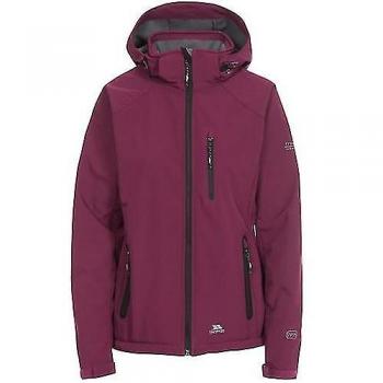 Trespass - Chaqueta impermeable softshell modelo Bela II para mujer, color Niebla verde azulado, talla XXXL