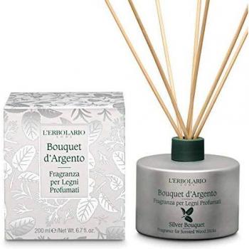 Mikado Bouquet De Plata 200ml - Fragancia Cítrica y Aromática para el Hogar - Uso Externo Seguro - L'Erbolario