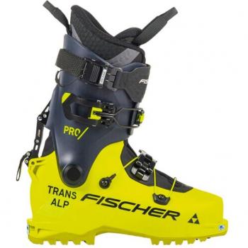 Botas de Esquí de Travesía Fischer Transalp Pro Unisex Amarillo / Azul Oscuro 27.5