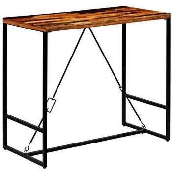 Reclaimed Wood Bar Table 120x60x106 cm