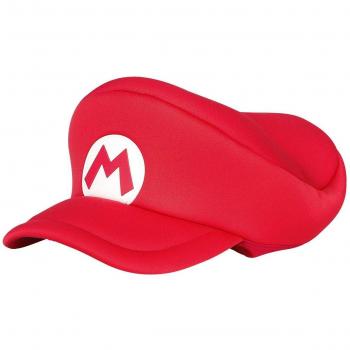 Bioworld EU Nintendo Super Bros. Kids Mario Logo Curved Hat, Red