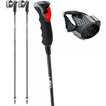 Bastones de trekking Leki Carbon 12 3D negros (par) - 125 cm