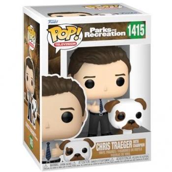 Funko Pop! Parks and Recreation Chris Traeger with Champion Collectible Vinyl Figure