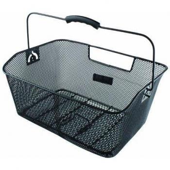 M-Wave Barm - Cesta de alambre, color negro