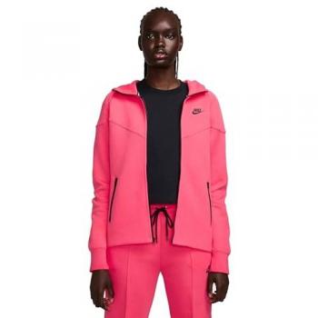 Nike Women's Tech Fleece Hooded Jacket - Aster Pink, Size M