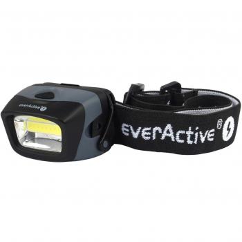 Linterna Frontal LED EverActive HL150 con 3 modos de iluminación y cinta para cabeza