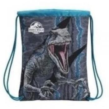 Mochila Saco Jurassic World 34x44 cm con Logo Brillante y Diseño Fantástico