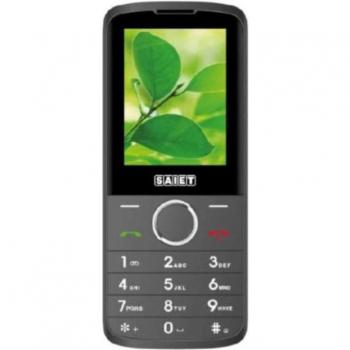 Teléfono Móvil SAIET Handy Gris 2.4 Dual SIM con Radio FM, Linterna y Cámara para Personas Mayores