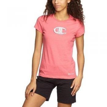 Champion - Camiseta de running para mujer, tamaño S, color lippy