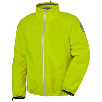 Chubasquero Scott Ergonomic Pro DP Amarillo, chaqueta de lluvia ligera, impermeable, transpirable, con capucha ajustable y diseño ergonómico