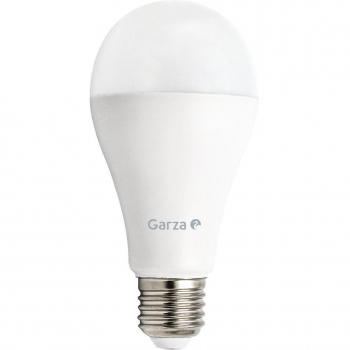 Garza Bombilla LED Estándar A65, 18W (equivalente a incandescente), Luz Cálida 3000K, Casquillo E27, 1800 Lúmenes, Ángulo de