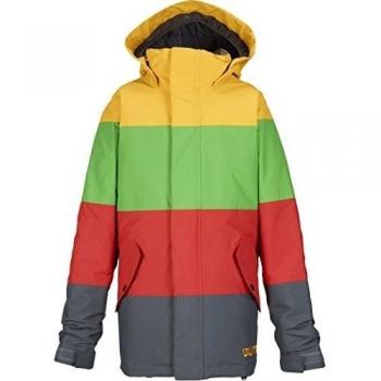 Burton Symbol - Cazadora de snowboard para niño, invierno, niño, color Varios colores - Yolky/Cprmpt/Fang, tamaño L