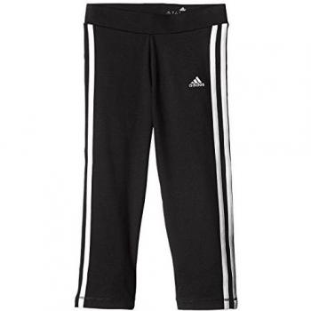adidas YG T 3/4 Tight - Mallas para mujer, color negro / blanco / plata, talla 158