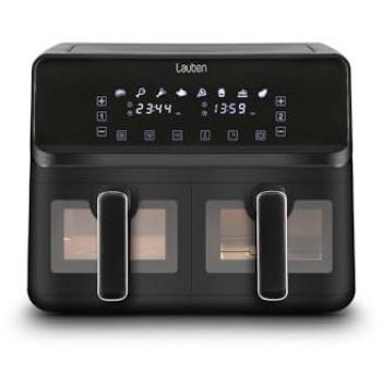 Freidora de aire Lauben DualZone 8000BC, 8L, doble cesta, 8 programas preestablecidos