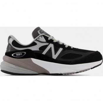 New Balance 990v6 Men's Casual Sneakers Made in USA - Black Suede/Mesh