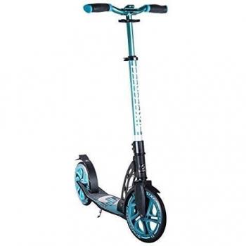 Monopatín Junior Plegable de Aluminio con Ruedas de 230/215 mm Azul/Negro
