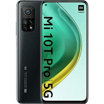 Xiaomi Mi 10T Pro 5G, Pantalla 6.67 FHD+ DotDisplay, Memoria de 8GB RAM + 128GB, Cámara de 108MP, Snapdragon 865, Batería de 5000mAh con carga rápida de 33W - Color Negro Cosmic