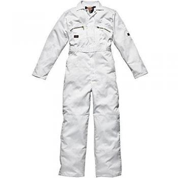 'Mono Dickies Redhawk con cremallera, tamaño 122, color blanco, 1 pieza, wd4839 WH 50T