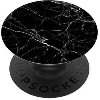 RICHMOND & FINCH PopSocket, Soporte y Agarre Universal Expandible para Tableta o Teléfono con Pop Top Intercambiable, Compatible con Todos los Dispositivos en Mármol Negro