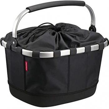 KlickFix Carrybag GT Cesta para Bicicleta, Unisex Adulto, Negro