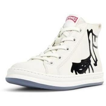 Camper Twins Leather Sneakers for Kids - White, Size 32